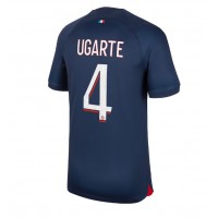 Paris Saint-Germain Manuel Ugarte #4 Hjemmedrakt 2023-24 Kortermet